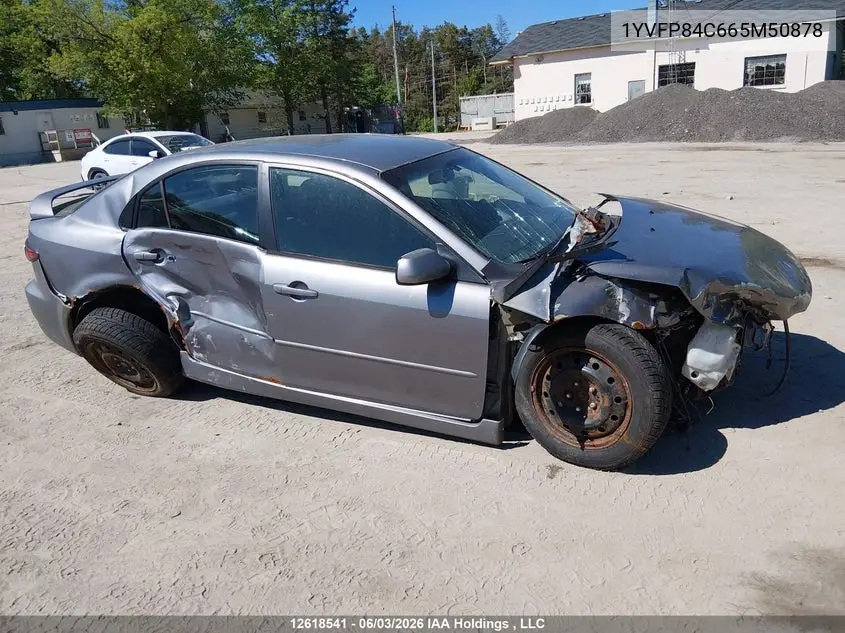 2006 Mazda Mazda6 VIN: 1YVFP84C665M50878 Lot: 12618541