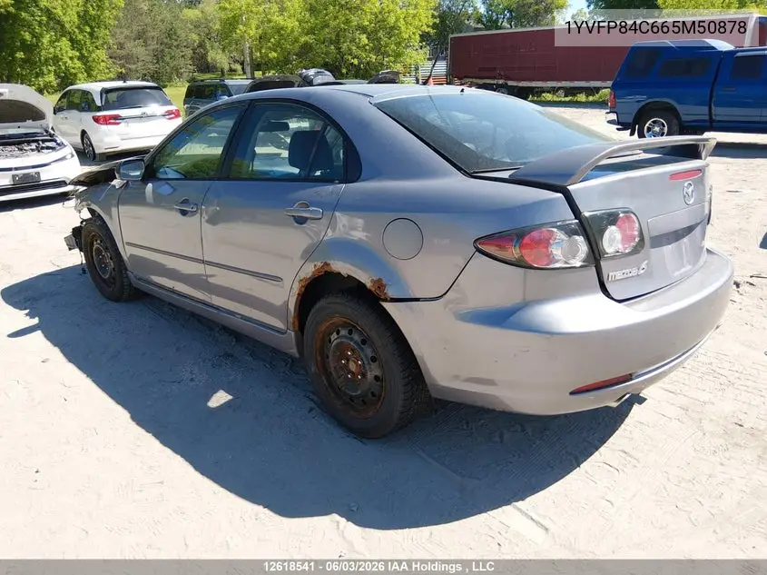 2006 Mazda Mazda6 VIN: 1YVFP84C665M50878 Lot: 12618541