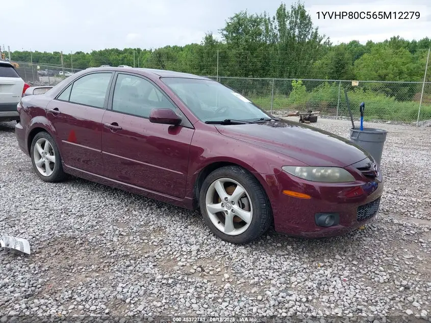2006 Mazda Mazda6 Sport I VIN: 1YVHP80C565M12279 Lot: 45372781