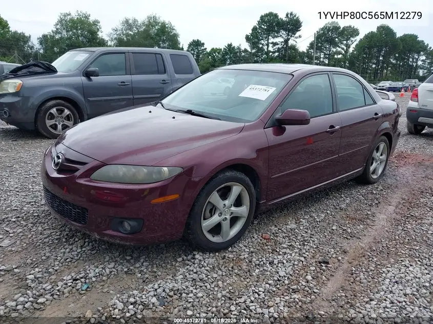 2006 Mazda Mazda6 Sport I VIN: 1YVHP80C565M12279 Lot: 45372781