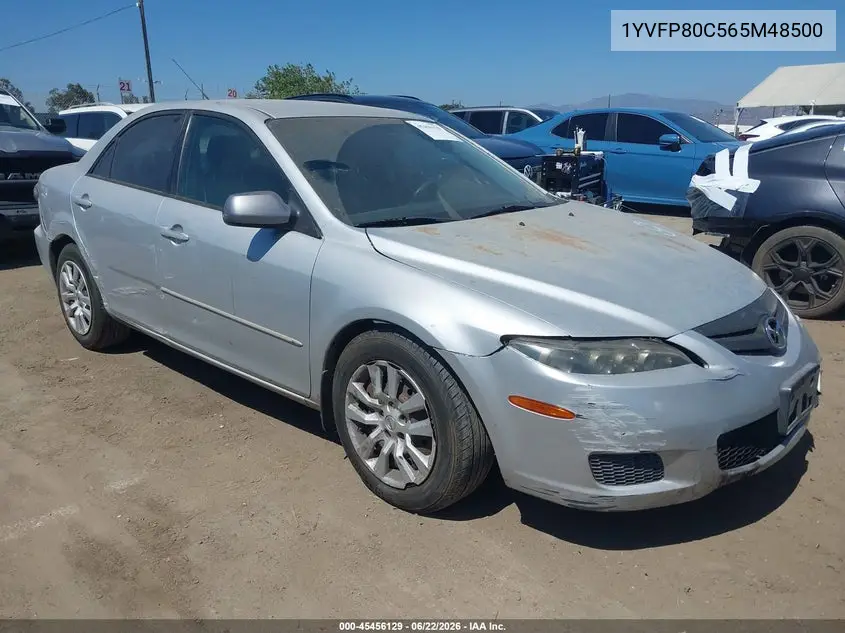 2006 Mazda Mazda6 I VIN: 1YVFP80C565M48500 Lot: 45456129