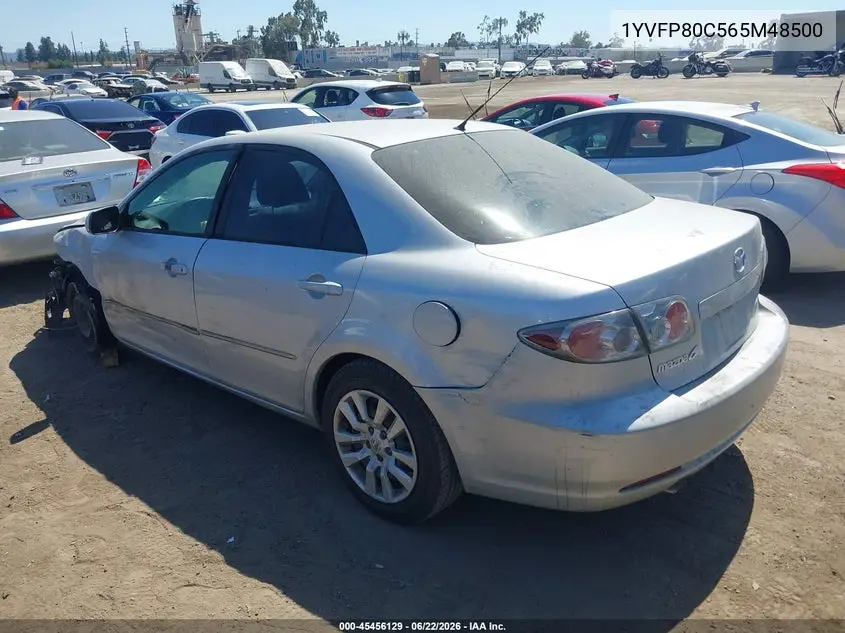 2006 Mazda Mazda6 I VIN: 1YVFP80C565M48500 Lot: 45456129