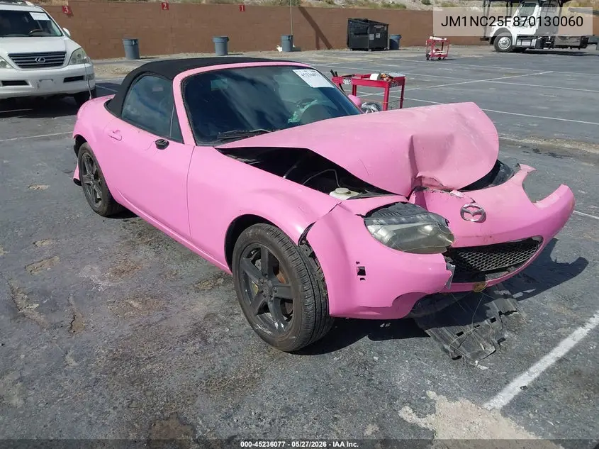 2007 Mazda Mx-5 Miata VIN: JM1NC25F870130060 Lot: 45236077