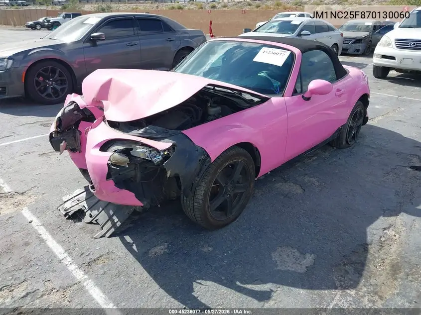 2007 Mazda Mx-5 Miata VIN: JM1NC25F870130060 Lot: 45236077
