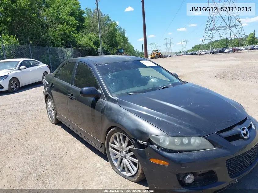 2007 Mazda Mazdaspeed6 Sport VIN: JM1GG12L571110215 Lot: 45244955