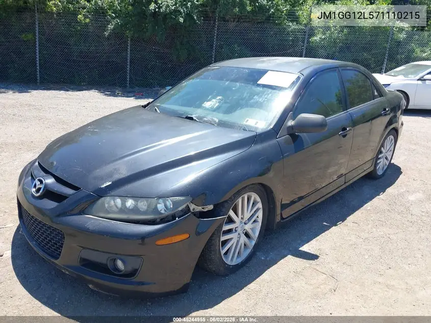 2007 Mazda Mazdaspeed6 Sport VIN: JM1GG12L571110215 Lot: 45244955