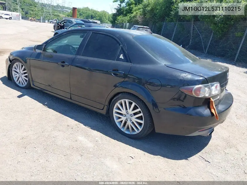 2007 Mazda Mazdaspeed6 Sport VIN: JM1GG12L571110215 Lot: 45244955