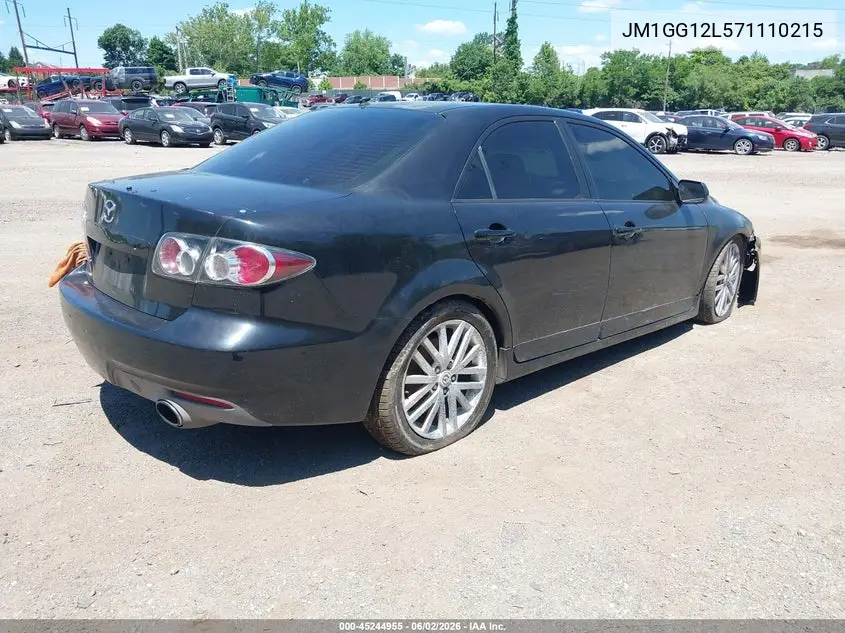 2007 Mazda Mazdaspeed6 Sport VIN: JM1GG12L571110215 Lot: 45244955