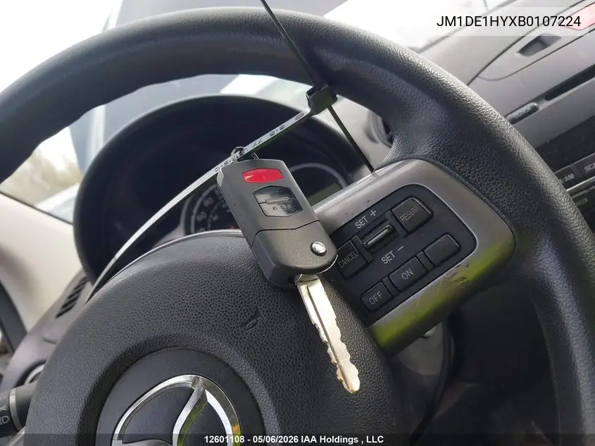 2011 Mazda Mazda2 VIN: JM1DE1HYXB0107224 Lot: 12601108