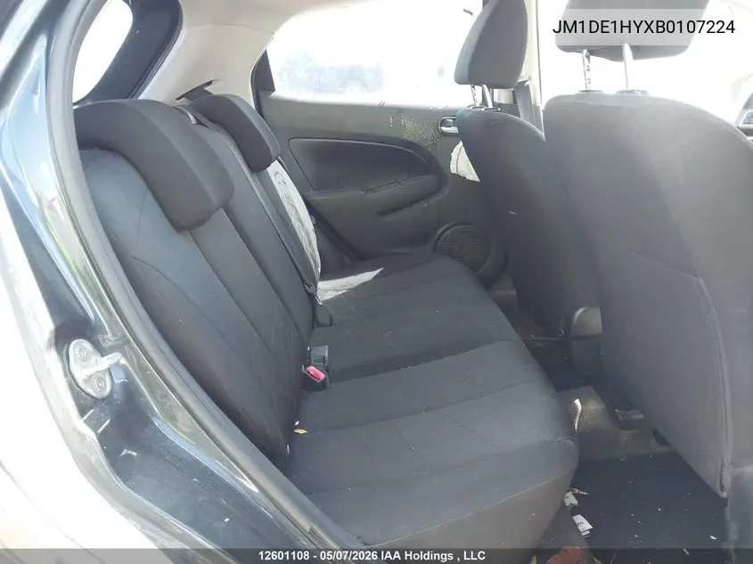 2011 Mazda Mazda2 VIN: JM1DE1HYXB0107224 Lot: 12601108