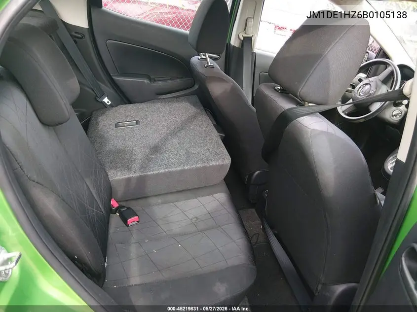 2011 Mazda Mazda2 Sport VIN: JM1DE1HZ6B0105138 Lot: 45219831