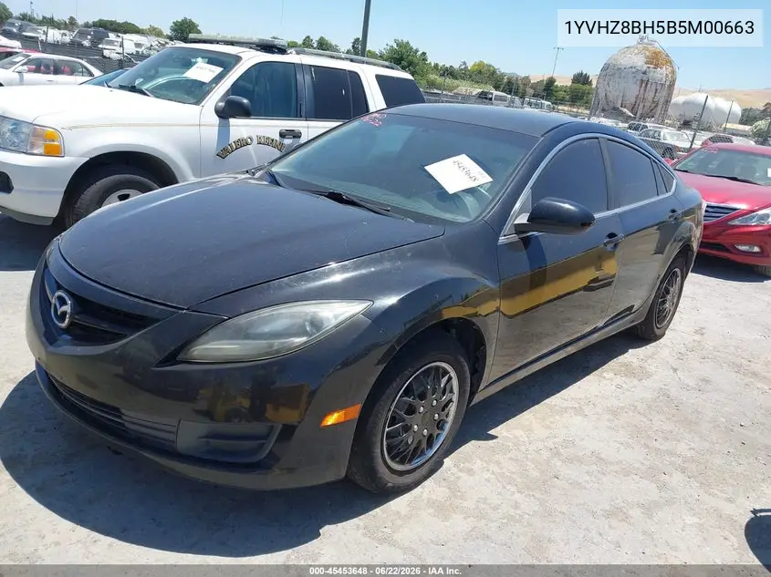 2011 Mazda Mazda6 I Sport VIN: 1YVHZ8BH5B5M00663 Lot: 45453648
