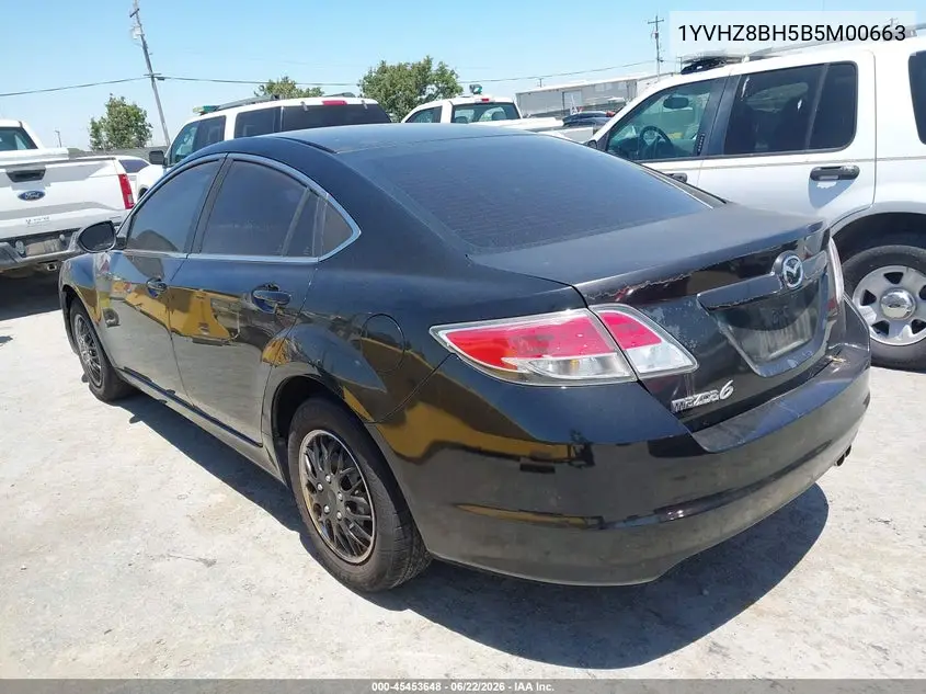 2011 Mazda Mazda6 I Sport VIN: 1YVHZ8BH5B5M00663 Lot: 45453648