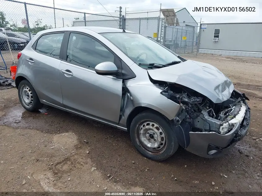 2013 Mazda Mazda2 Sport VIN: JM1DE1KYXD0156502 Lot: 45352690