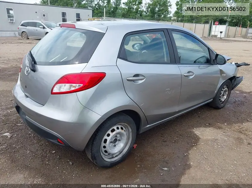 2013 Mazda Mazda2 Sport VIN: JM1DE1KYXD0156502 Lot: 45352690