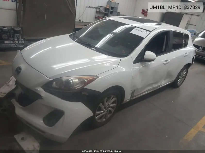 2013 Mazda Mazda3 I Grand Touring VIN: JM1BL1MP4D1837329 Lot: 45601438