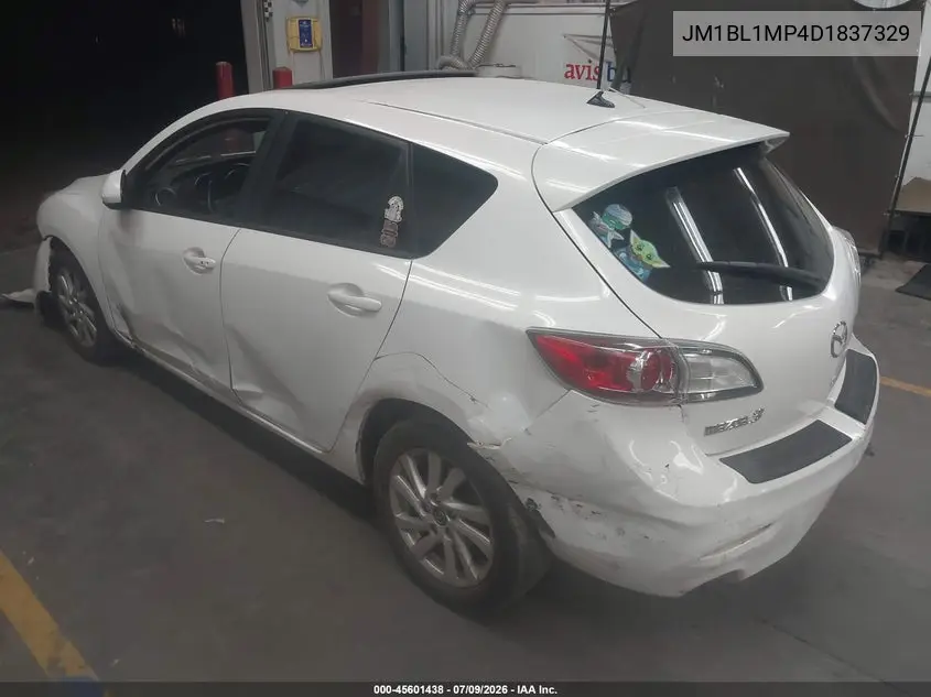 2013 Mazda Mazda3 I Grand Touring VIN: JM1BL1MP4D1837329 Lot: 45601438