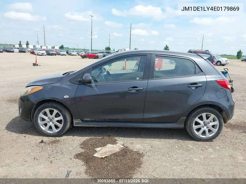 2014 Mazda Mazda2 Touring VIN: JM1DE1LY4E0179869 Lot: 30093860