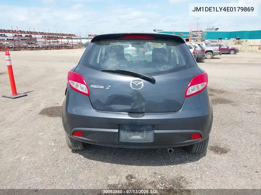 2014 Mazda Mazda2 Touring VIN: JM1DE1LY4E0179869 Lot: 30093860