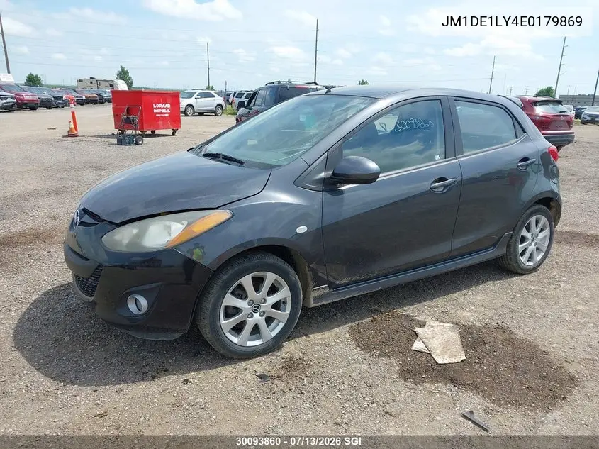 2014 Mazda Mazda2 Touring VIN: JM1DE1LY4E0179869 Lot: 30093860