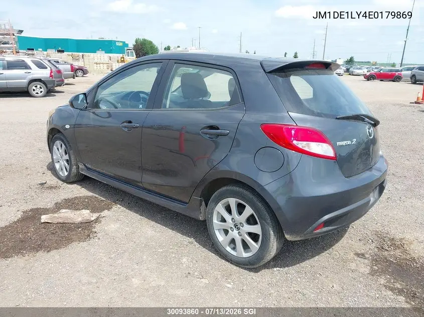 2014 Mazda Mazda2 Touring VIN: JM1DE1LY4E0179869 Lot: 30093860