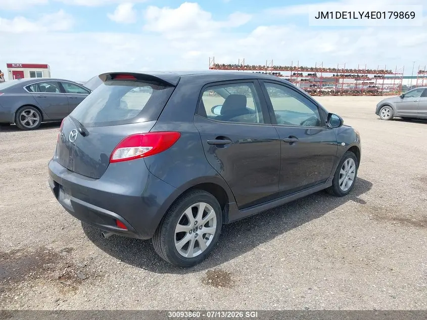 2014 Mazda Mazda2 Touring VIN: JM1DE1LY4E0179869 Lot: 30093860