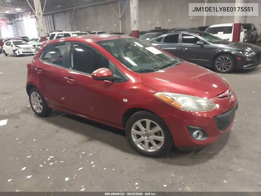2014 Mazda Mazda2 Touring VIN: JM1DE1LY8E0175551 Lot: 45449122