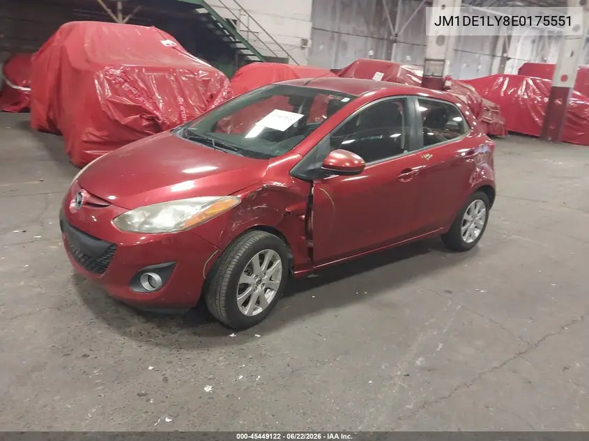 2014 Mazda Mazda2 Touring VIN: JM1DE1LY8E0175551 Lot: 45449122