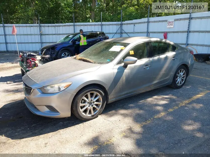 2015 Mazda Mazda6 I Sport VIN: JM1GJ1U51F1200167 Lot: 45463551