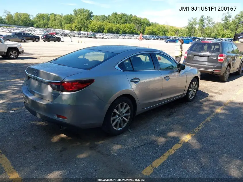 2015 Mazda Mazda6 I Sport VIN: JM1GJ1U51F1200167 Lot: 45463551
