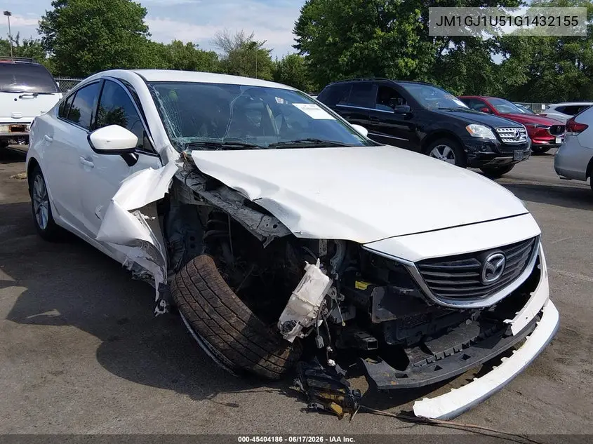 2016 Mazda Mazda6 I Sport VIN: JM1GJ1U51G1432155 Lot: 45404186