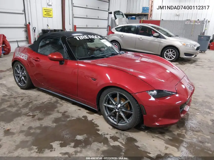 2016 Mazda Mx-5 Miata Grand Touring VIN: JM1NDAD74G0112317 Lot: 45616748