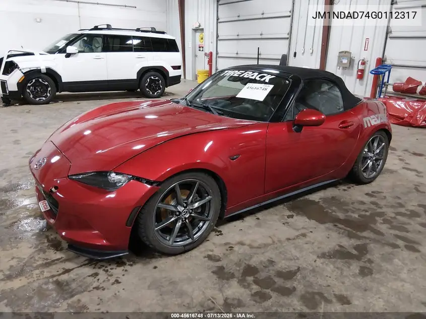 2016 Mazda Mx-5 Miata Grand Touring VIN: JM1NDAD74G0112317 Lot: 45616748