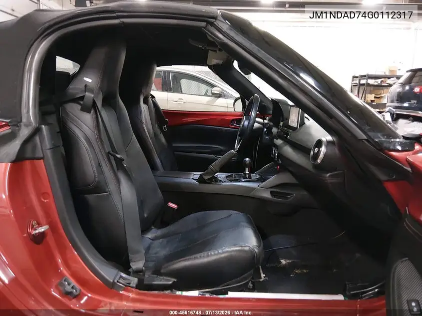 2016 Mazda Mx-5 Miata Grand Touring VIN: JM1NDAD74G0112317 Lot: 45616748