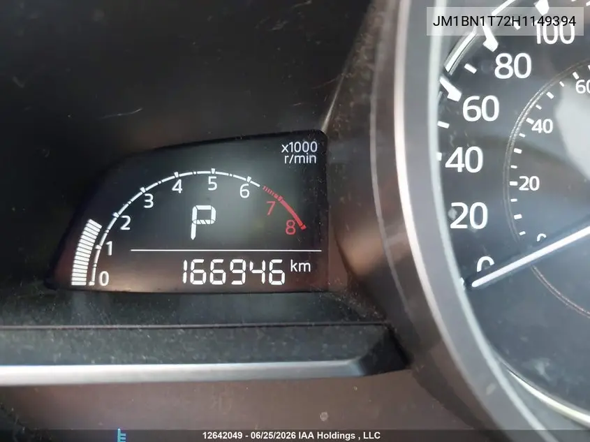 2017 Mazda Mazda3 Se VIN: JM1BN1T72H1149394 Lot: 12642049