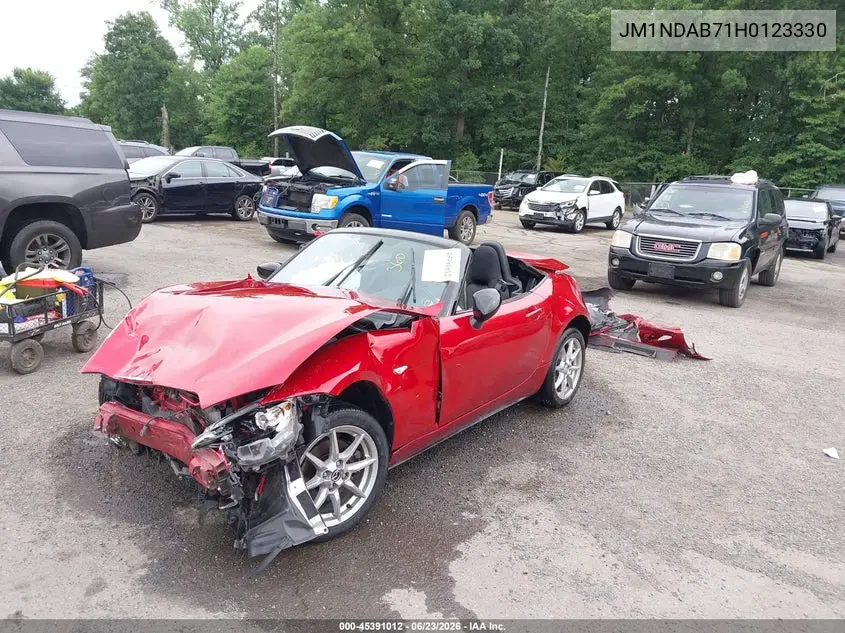 2017 Mazda Mx-5 Miata Sport VIN: JM1NDAB71H0123330 Lot: 45391012