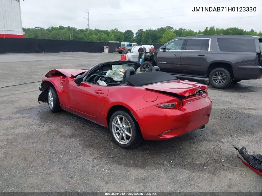 2017 Mazda Mx-5 Miata Sport VIN: JM1NDAB71H0123330 Lot: 45391012