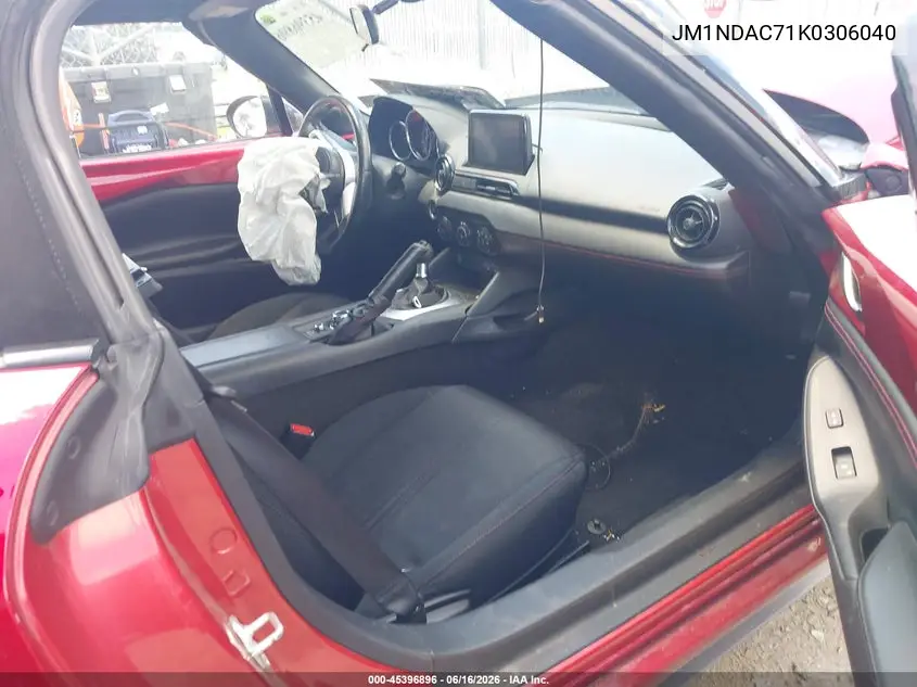 2019 Mazda Mx-5 Miata Club VIN: JM1NDAC71K0306040 Lot: 45396896
