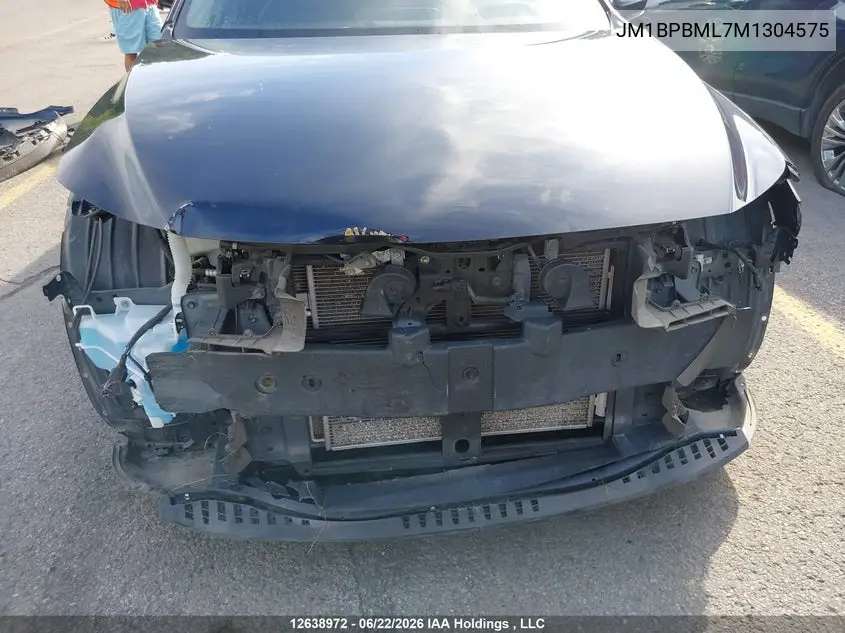 2021 Mazda Mazda3 Gt VIN: JM1BPBML7M1304575 Lot: 12638972