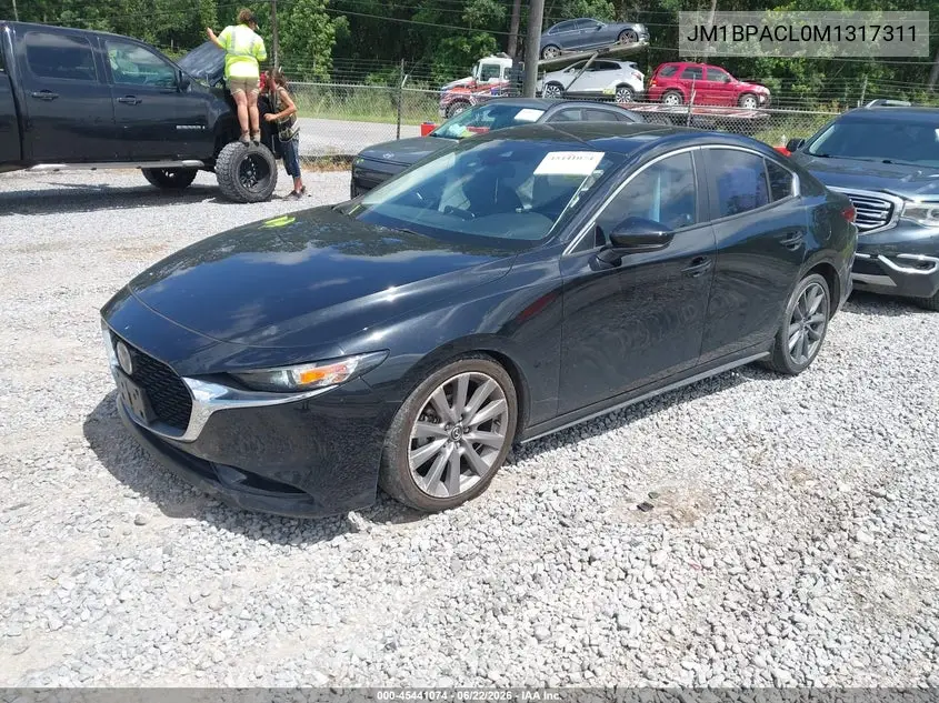 2021 Mazda Mazda3 Preferred VIN: JM1BPACL0M1317311 Lot: 45441074