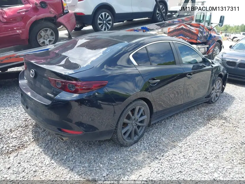 2021 Mazda Mazda3 Preferred VIN: JM1BPACL0M1317311 Lot: 45441074