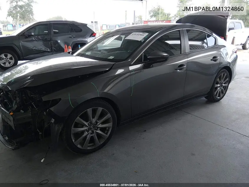 2021 Mazda Mazda3 Select VIN: JM1BPABL0M1324860 Lot: 45534901