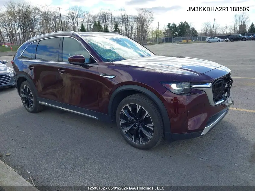 2024 Mazda Cx-90 Phev Gt VIN: JM3KKDHA2R1188509 Lot: 12595732