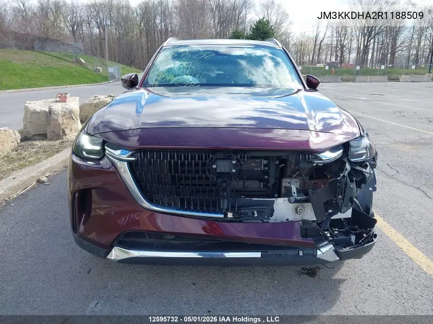 2024 Mazda Cx-90 Phev Gt VIN: JM3KKDHA2R1188509 Lot: 12595732