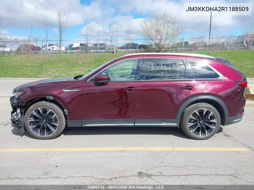 2024 Mazda Cx-90 Phev Gt VIN: JM3KKDHA2R1188509 Lot: 12595732