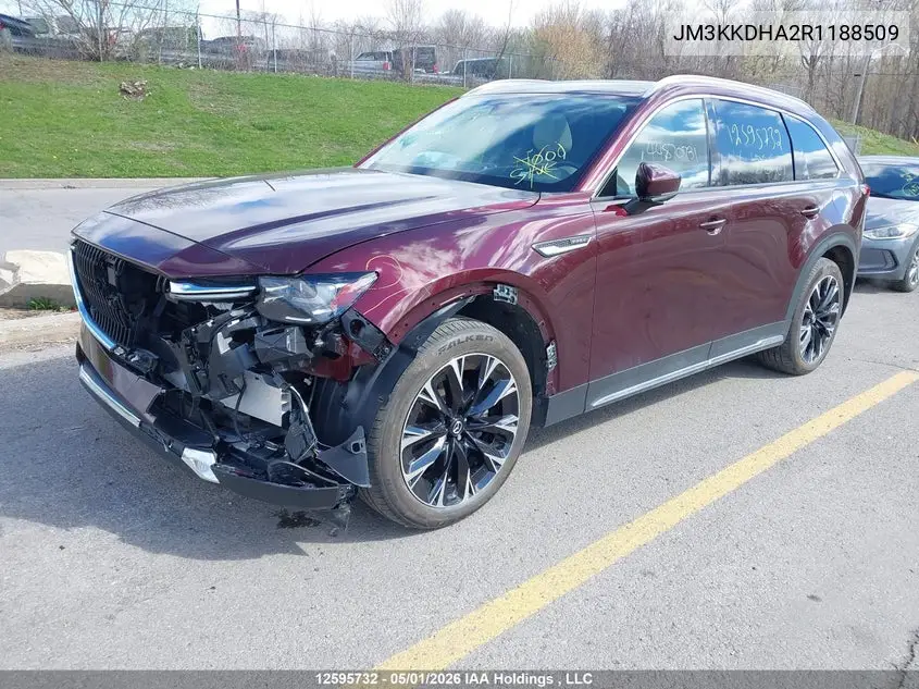2024 Mazda Cx-90 Phev Gt VIN: JM3KKDHA2R1188509 Lot: 12595732