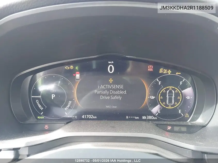 2024 Mazda Cx-90 Phev Gt VIN: JM3KKDHA2R1188509 Lot: 12595732