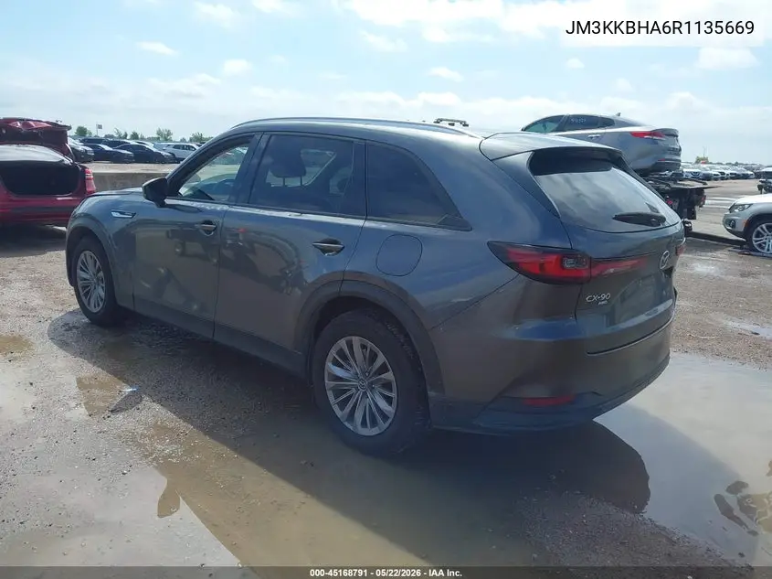 2024 Mazda Cx-90 Phev Preferred VIN: JM3KKBHA6R1135669 Lot: 45168791