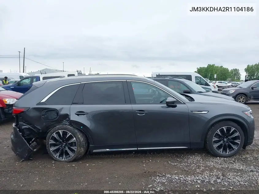 2024 Mazda Cx-90 Phev Premium VIN: JM3KKDHA2R1104186 Lot: 45398205