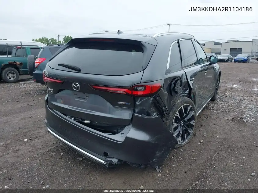 2024 Mazda Cx-90 Phev Premium VIN: JM3KKDHA2R1104186 Lot: 45398205